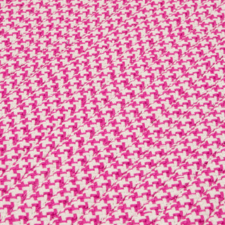 Colonial Mills Outdoor Houndstooth Tweed OT78 Magenta Area Rug Closeup Image