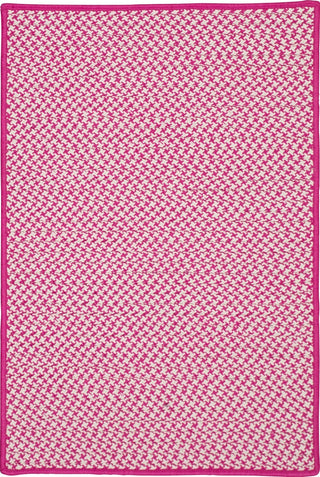 Colonial Mills Outdoor Houndstooth Tweed OT78 Magenta Area Rug Main Image