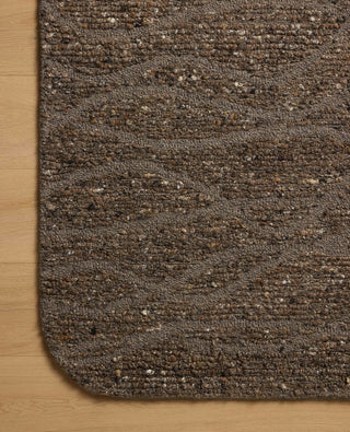 Loloi Otis OTT-04 Bark / Brown Area Rug Corner Image