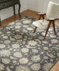 Ancient Boundaries Omni OMN-42 Vintage Pewter Area Rug Lifestyle Image Feature