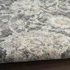 Nourison Oushak Home OUS01 Charcoal Area Rug Corner Image