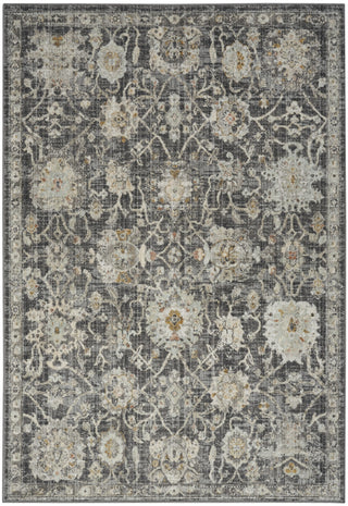 Nourison Oushak Home OUS01 Charcoal Area Rug main image