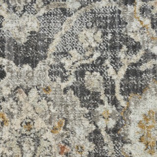 Nourison Oushak Home OUS01 Charcoal Area Rug Swatch Image