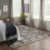 Nourison Oushak Home OUS01 Charcoal Area Rug Corner Image