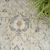 Nourison Oushak Home OUS01 Cream Area Rug Corner Image