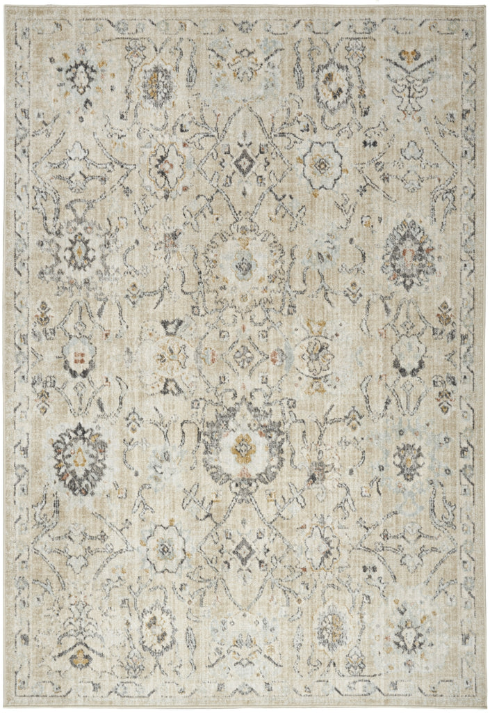 Nourison Oushak Home OUS01 Cream Area Rug main image