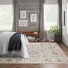 Nourison Oushak Home OUS01 Grey Area Rug Room Image Feature