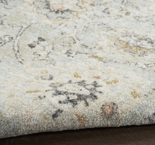 Nourison Oushak Home OUS01 Mint Area Rug Corner Image
