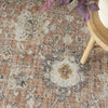 Nourison Oushak Home OUS01 Rust Area Rug Corner Image
