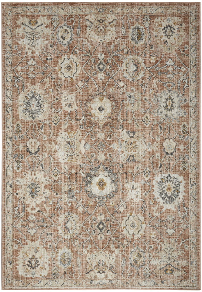 Nourison Oushak Home OUS01 Rust Area Rug main image