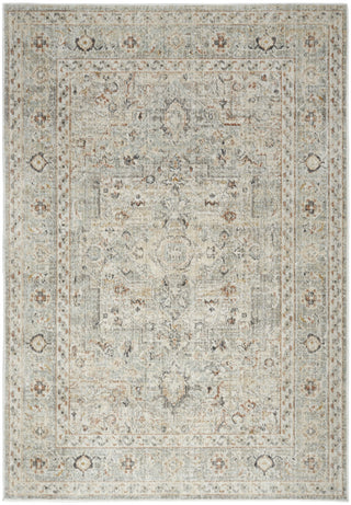 Nourison Oushak Home OUS02 Light Grey Area Rug main image