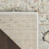 Nourison Oushak Home OUS02 Light Grey Area Rug Corner Image