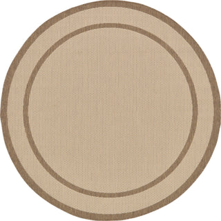 Unique Loom Outdoor Border T-KOZA-20413A Beige Area Rug 8' X 11' 4'' Main Image