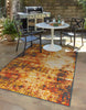 Unique Loom Outdoor Coastal OWE-CSTL2 Multi Area Rug 7' 10'' X 10' Lifestyle Image Feature