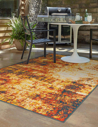 Unique Loom Outdoor Coastal OWE-CSTL2 Multi Area Rug