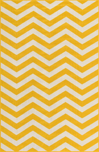 Unique Loom Outdoor Coastal OWE-CSTL7 Yellow Area Rug