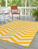 Unique Loom Outdoor Coastal OWE-CSTL7 Yellow Area Rug