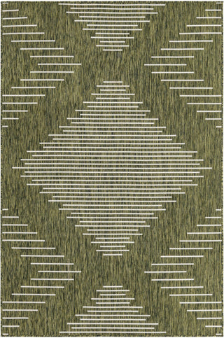 Unique Loom Outdoor Modern T-KZOD26 Green Area Rug