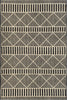 Unique Loom Outdoor Trellis OWE-EDEN-553 Black Area Rug