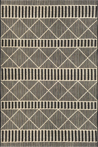 Unique Loom Outdoor Trellis OWE-EDEN-553 Black Area Rug