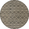 Unique Loom Outdoor Trellis OWE-EDEN-553 Black Area Rug