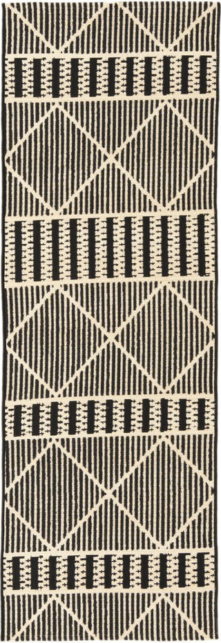 Unique Loom Outdoor Trellis OWE-EDEN-553 Black Area Rug