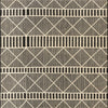 Unique Loom Outdoor Trellis OWE-EDEN-553 Black Area Rug