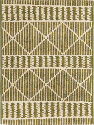 Unique Loom Outdoor Trellis OWE-EDEN-553 Green Area Rug