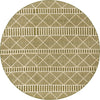 Unique Loom Outdoor Trellis OWE-EDEN-553 Green Area Rug