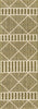 Unique Loom Outdoor Trellis OWE-EDEN-553 Green Area Rug