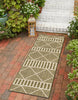 Unique Loom Outdoor Trellis OWE-EDEN-553 Green Area Rug