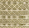 Unique Loom Outdoor Trellis OWE-EDEN-553 Green Area Rug