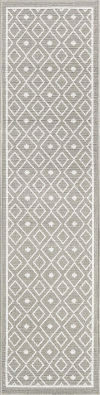 Unique Loom Outdoor Trellis OWE-OTRS1 Gray Area Rug