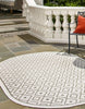 Unique Loom Outdoor Trellis OWE-OTRS1 Ivory Area Rug