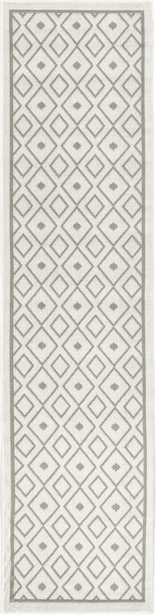 Unique Loom Outdoor Trellis OWE-OTRS1 Ivory Area Rug