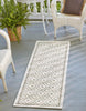 Unique Loom Outdoor Trellis OWE-OTRS1 Ivory Area Rug