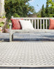 Unique Loom Outdoor Trellis OWE-OTRS1 Ivory Area Rug