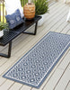 Unique Loom Outdoor Trellis OWE-OTRS1 Navy Blue Area Rug