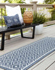 Unique Loom Outdoor Trellis OWE-OTRS1 Navy Blue Area Rug