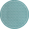 Unique Loom Outdoor Trellis OWE-OTRS1 Teal Area Rug