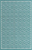 Unique Loom Outdoor Trellis OWE-OTRS1 Teal Area Rug