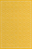 Unique Loom Outdoor Trellis OWE-OTRS1 Yellow Area Rug