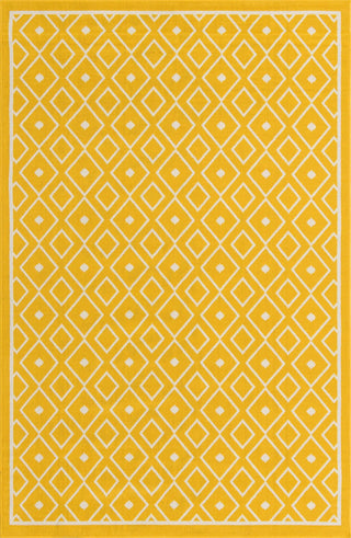 Unique Loom Outdoor Trellis OWE-OTRS1 Yellow Area Rug