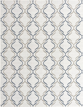 Unique Loom Outdoor Trellis OWE-OTRS2 Ivory Area Rug