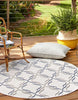 Unique Loom Outdoor Trellis OWE-OTRS2 Ivory Area Rug