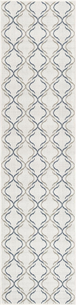 Unique Loom Outdoor Trellis OWE-OTRS2 Ivory Area Rug