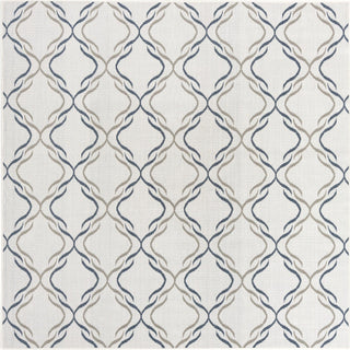 Unique Loom Outdoor Trellis OWE-OTRS2 Ivory Area Rug