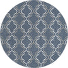 Unique Loom Outdoor Trellis OWE-OTRS2 Navy Blue Area Rug