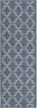 Unique Loom Outdoor Trellis OWE-OTRS2 Navy Blue Area Rug