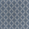 Unique Loom Outdoor Trellis OWE-OTRS2 Navy Blue Area Rug